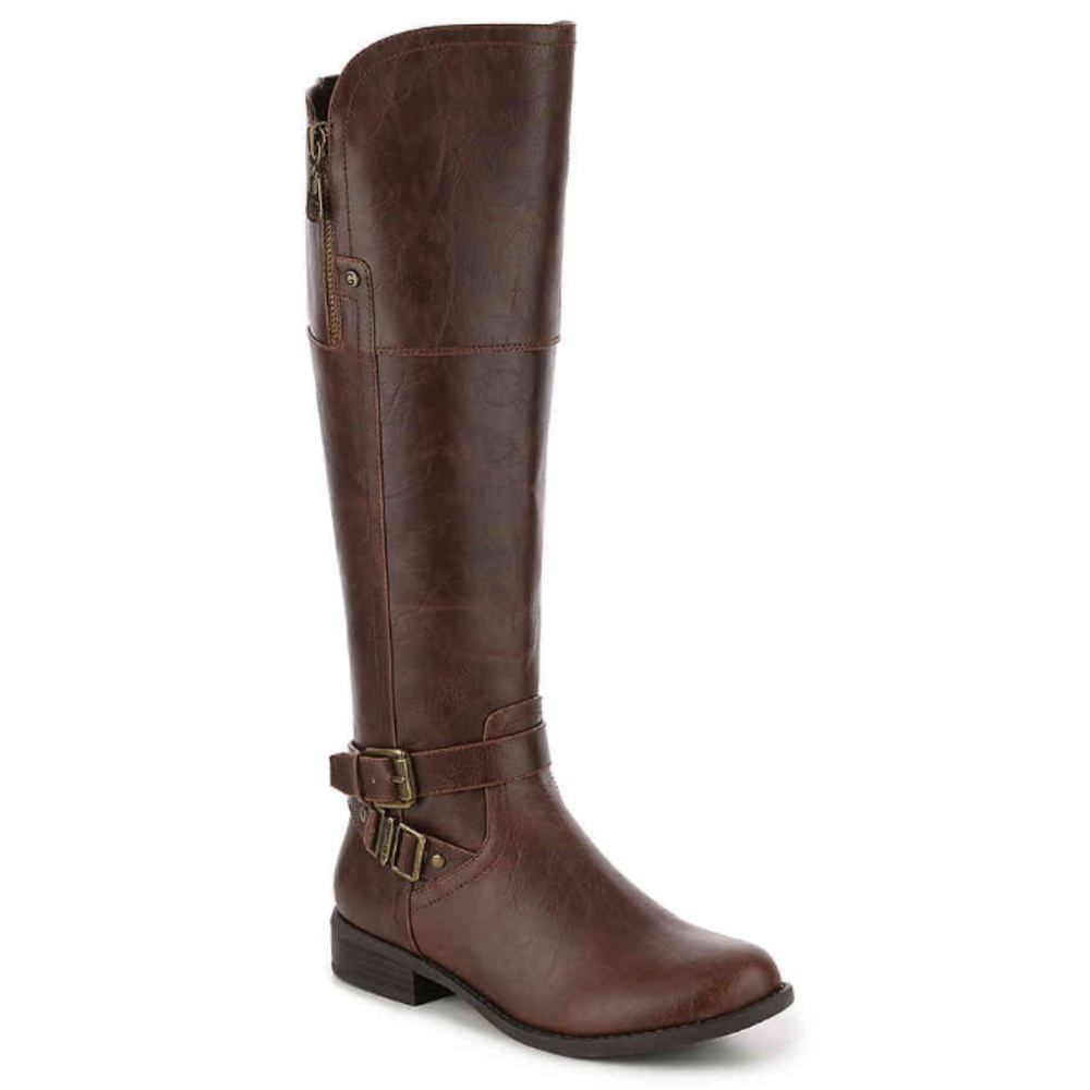 G by GUESS Heylow brown riding boot, size 8